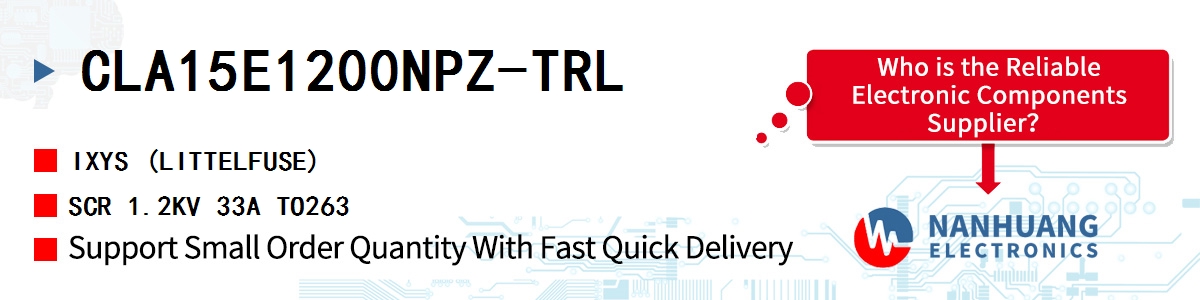 CLA15E1200NPZ-TRL IXYS SCR 1.2KV 33A TO263