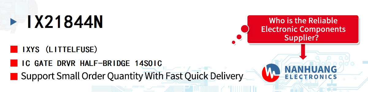 IX21844N IXYS IC GATE DRVR HALF-BRIDGE 14SOIC