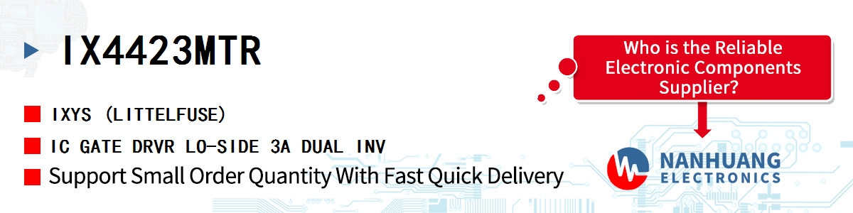 IX4423MTR IXYS IC GATE DRVR LO-SIDE 3A DUAL INV