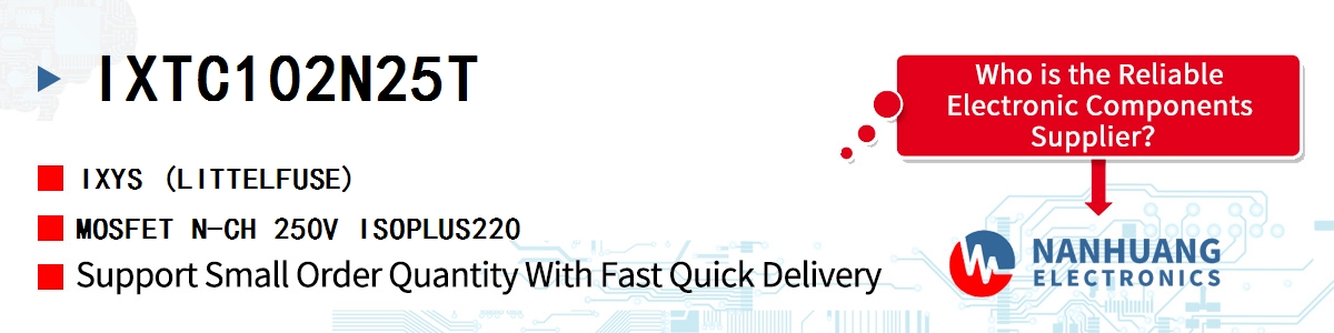 IXTC102N25T IXYS MOSFET N-CH 250V ISOPLUS220