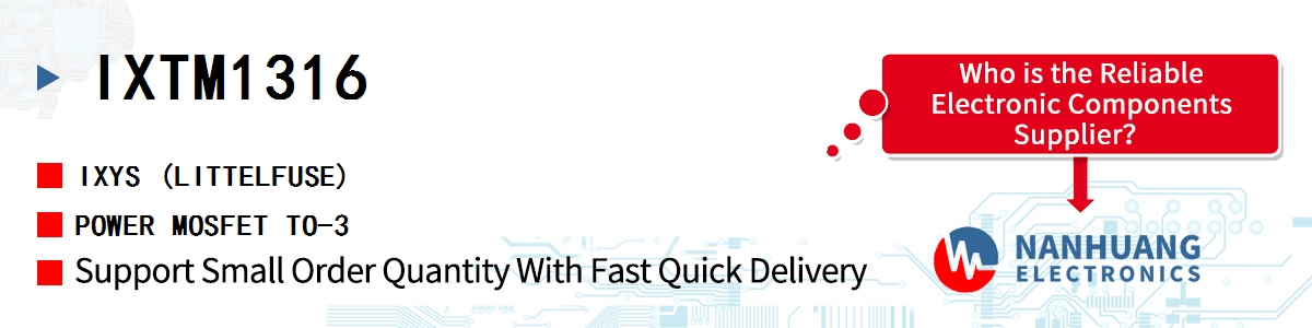 IXTM1316 IXYS POWER MOSFET TO-3