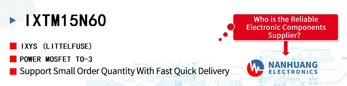 IXTM15N60 IXYS POWER MOSFET TO-3