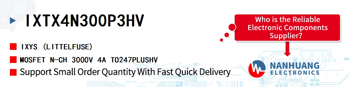 IXTX4N300P3HV IXYS MOSFET N-CH 3000V 4A TO247PLUSHV