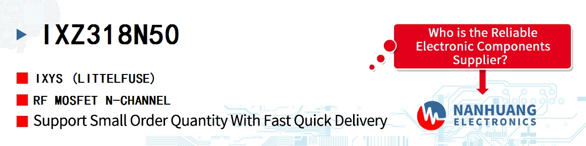 IXZ318N50 IXYS RF MOSFET N-CHANNEL