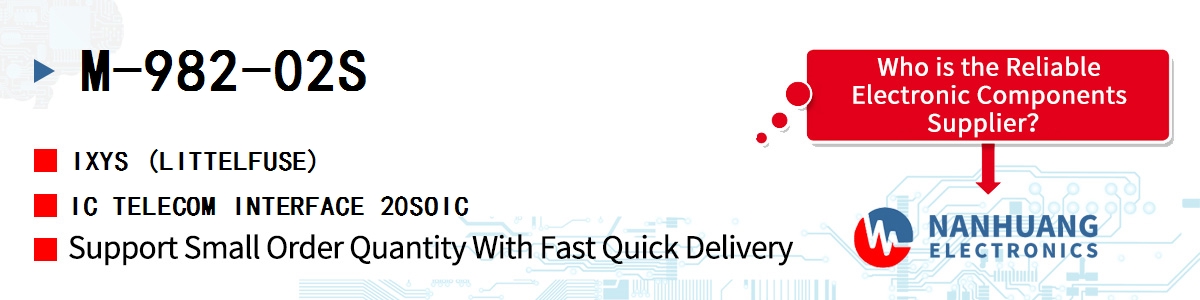 M-982-02S IXYS IC TELECOM INTERFACE 20SOIC