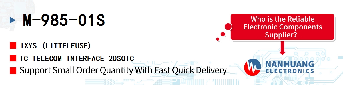M-985-01S IXYS IC TELECOM INTERFACE 20SOIC