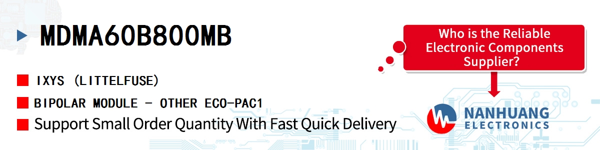 MDMA60B800MB IXYS BIPOLAR MODULE - OTHER ECO-PAC1
