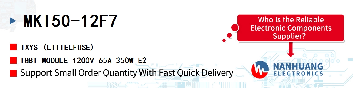 MKI50-12F7 IXYS IGBT MODULE 1200V 65A 350W E2