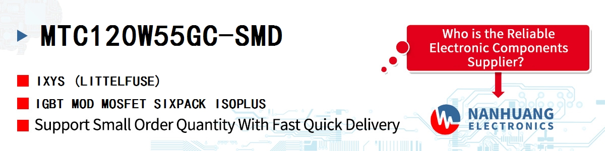 MTC120W55GC-SMD IXYS IGBT MOD MOSFET SIXPACK ISOPLUS